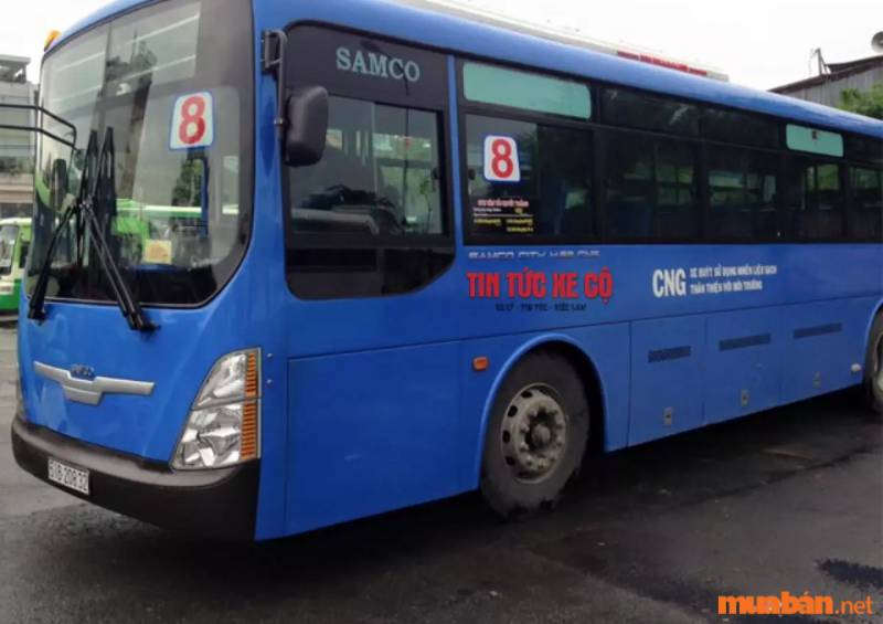 Một lựa chọn đi từ Bến xe Quận 8 đến trung tâm Sài Gòn chính là tuyến xe bus số 8