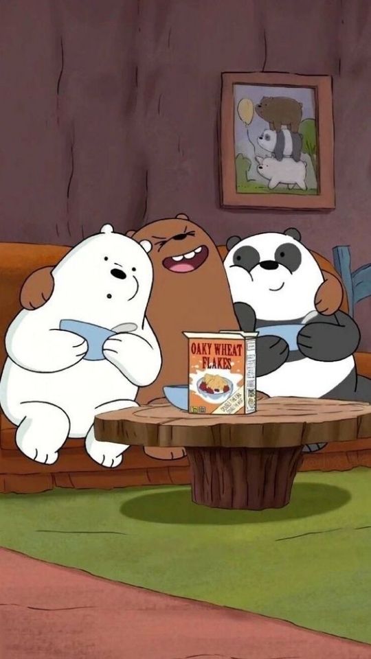Hình nền hoạt hình 3 chú gấu