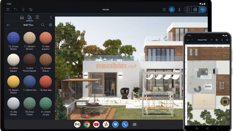 Phiên bản app thiết kế nội thất free Live Home 3D vẫn đảm bảo những công cụ cơ bản hỗ trợ hiệu quả cho người dùng 