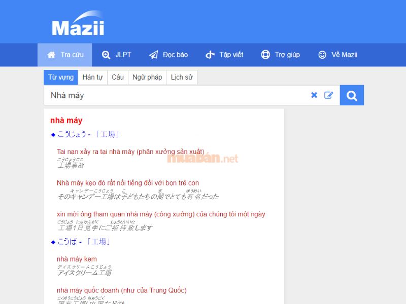 Ứng dụng Mazii phù hợp cho việc dịch và học tập tiếng Nhật