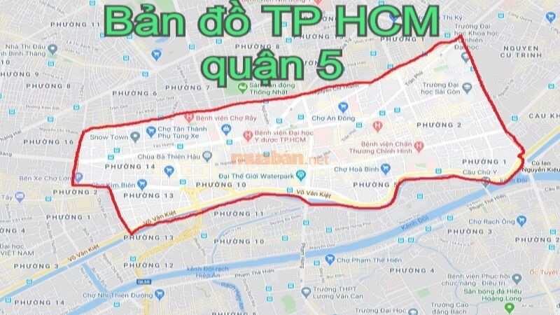 Vị trí địa lý Quận 5 