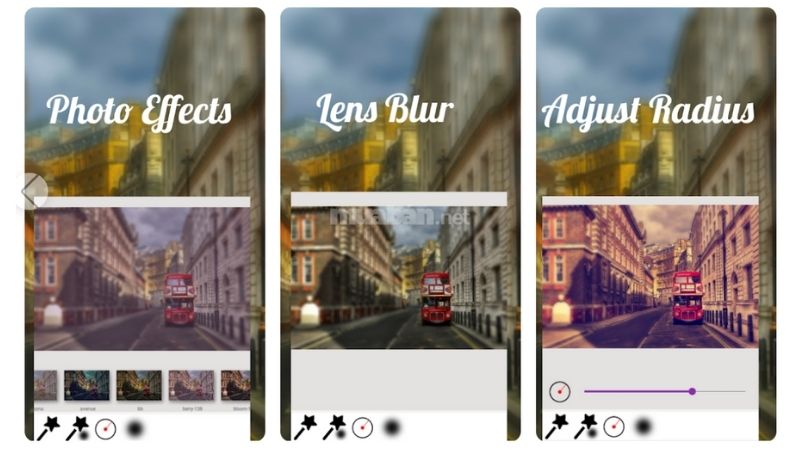 Lens Blur - phần mềm chỉnh ảnh trên điện thoại Android