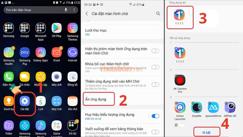 App ẩn ứng dụng