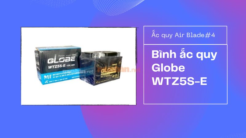 Bình ắc quy Globe WTZ5S-E