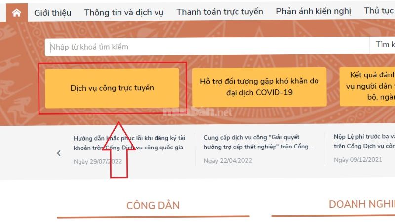 2.2 Cách tra cứu mã số định danh cá nhân cho người chưa CCCD gắn chip