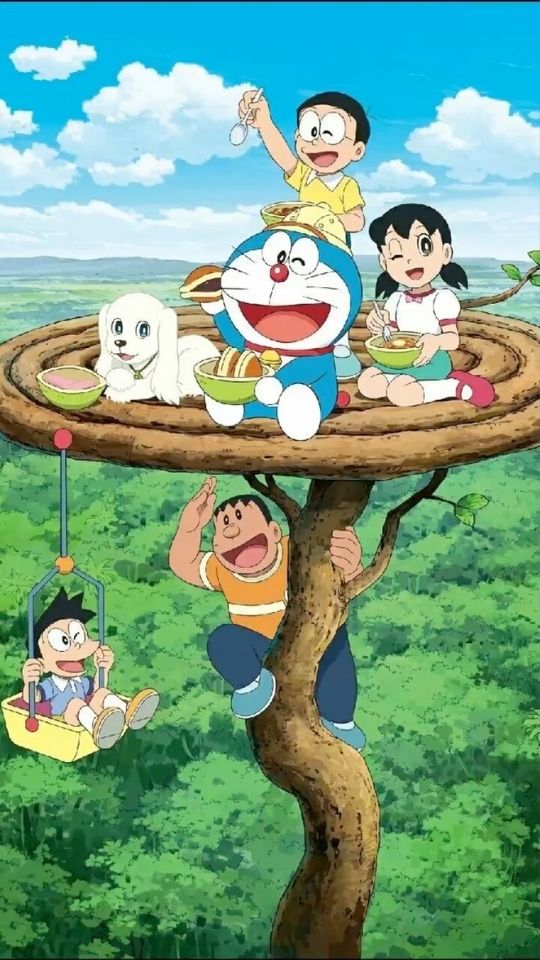 Doraemon và các bạn cùng thám hiểm vùng đất mới 