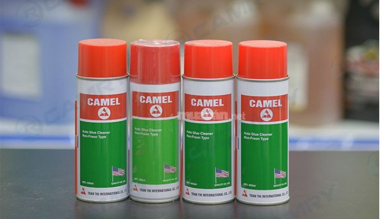 Cách tẩy nhựa đường bằng dung dịch Camel