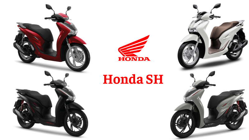 Honda SH gồm nhiều màu sắc 