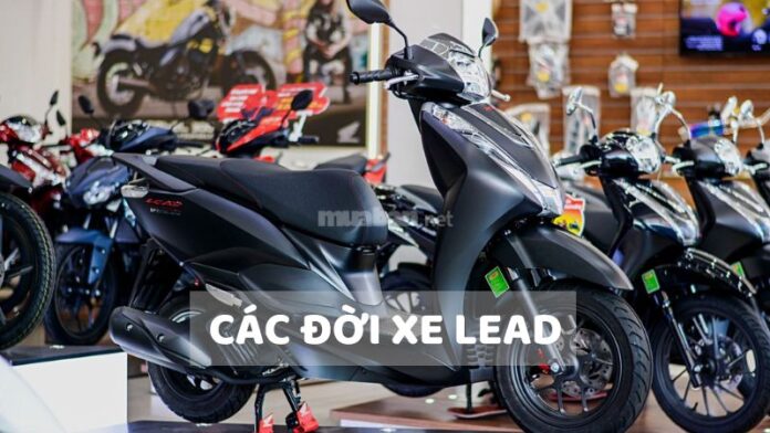 Tổng hợp các đời xe Lead tính đến năm 2024