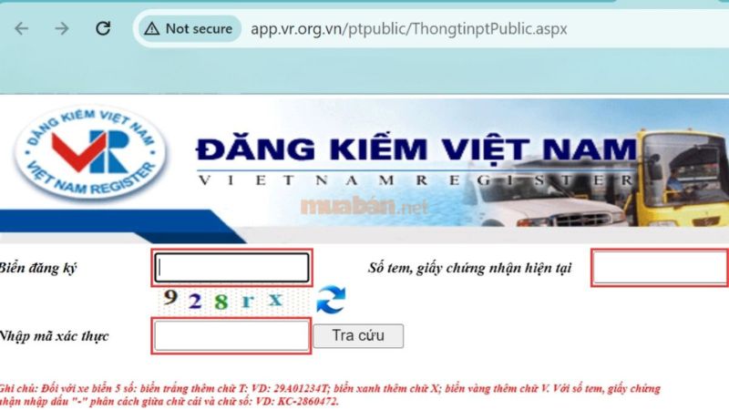 Hướng dẫn tra biển số xe An Giang online
