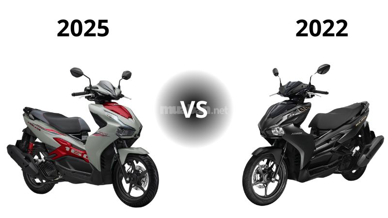 So sánh phiên bản Air Blade 2022 vs phiên bản Air Blade 2025