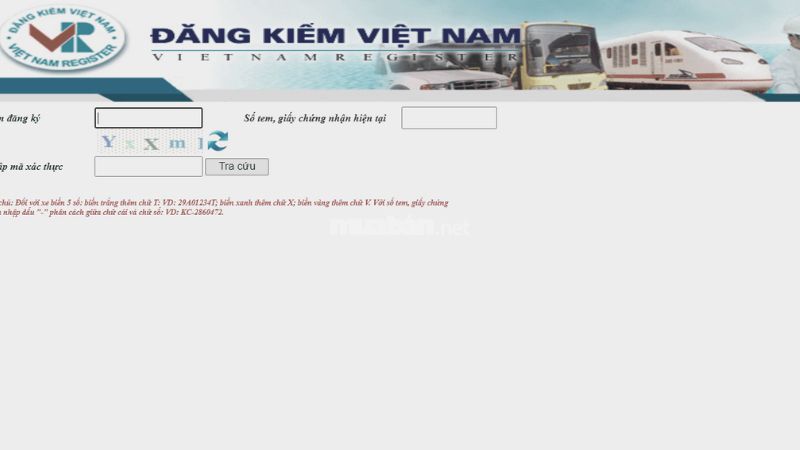 Nhập các thông tin website yêu cầu