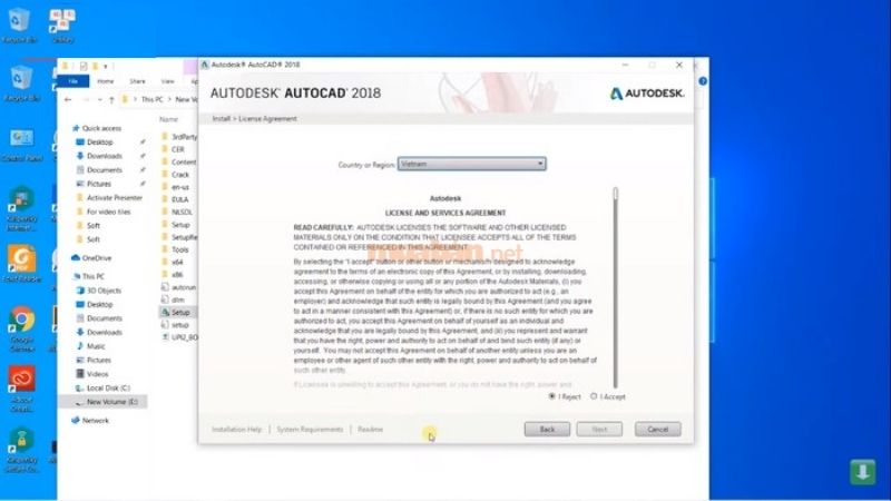 Cách crack Autocad 2018