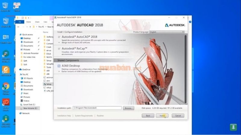 Cách crack Autocad 2018