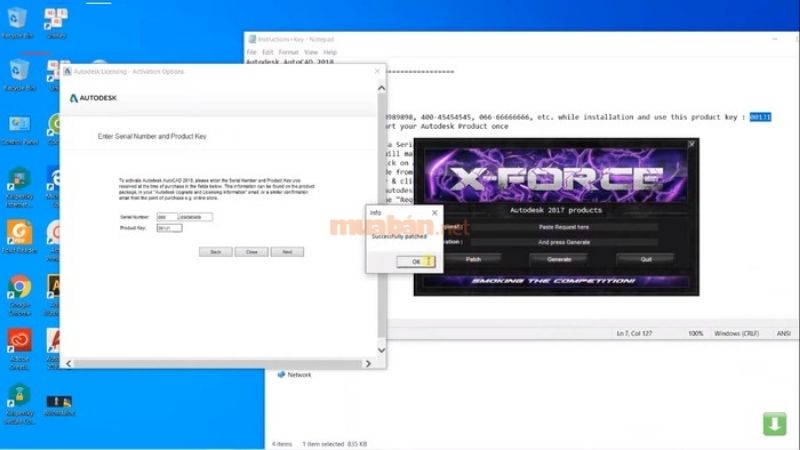 Cách crack Autocad 2018
