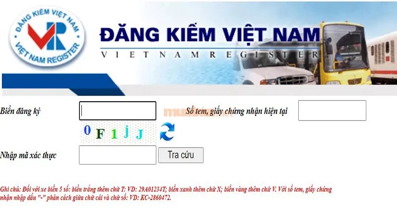 Tra cứu biển số xe Lào Cai trên website - bước 1