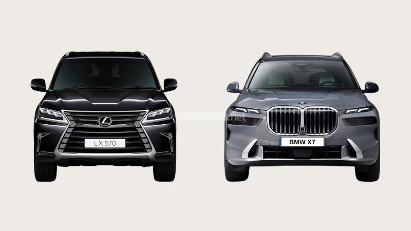 So sánh LX 570 với BMW X7