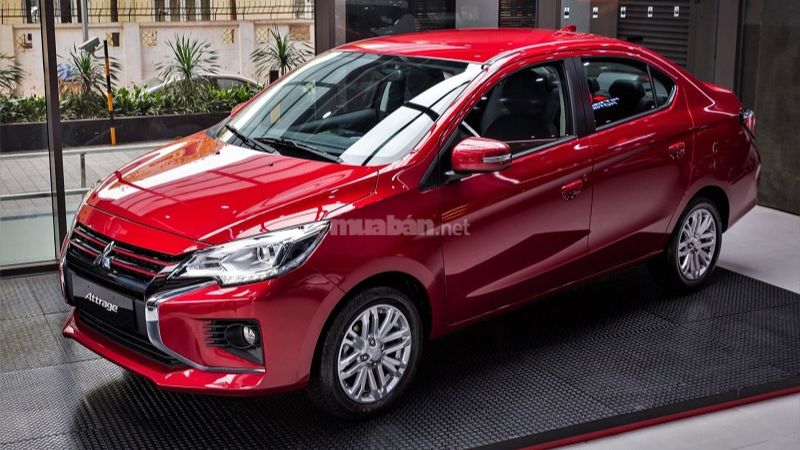 Giá xe Mitsubishi Attrage thấp hơn so với những hãng xe cùng phân khúc xe hạng B