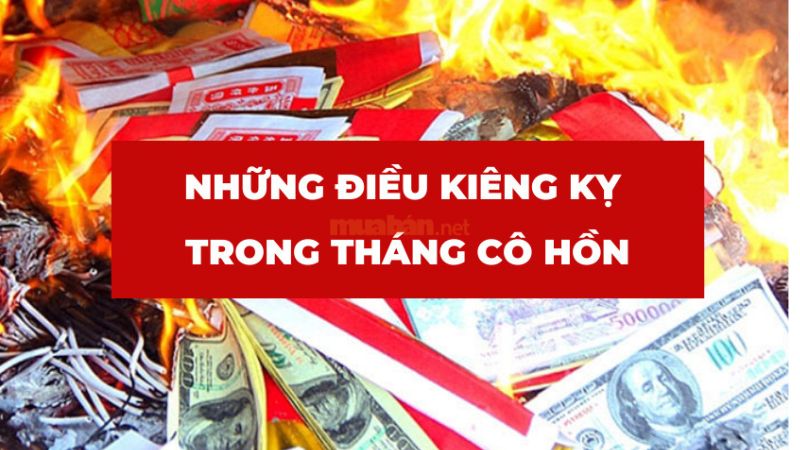 Những việc tránh làm trong tháng cô hồn