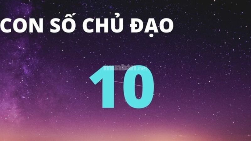 Số chủ đạo 1 và 10