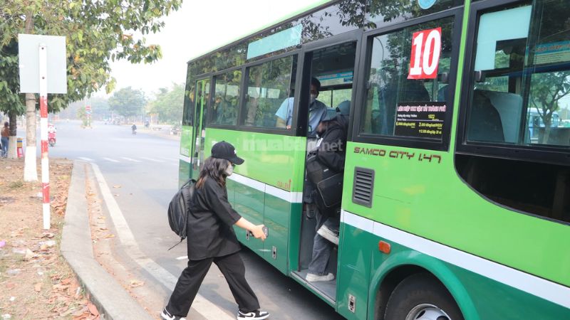 Di chuyển đến Chơn Thành bằng tuyến xe bus số 10