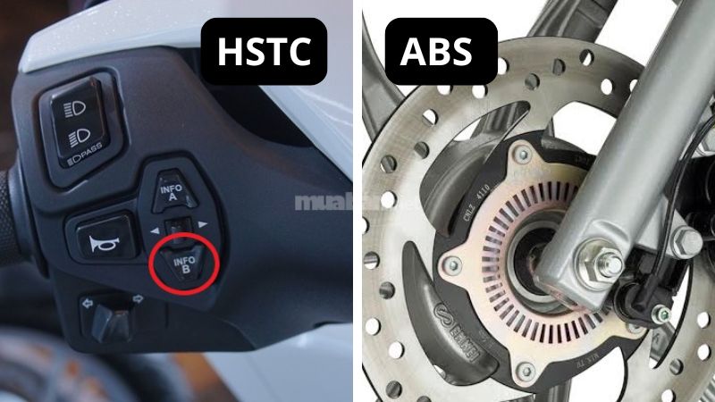 Xe có phanh ABS (Anti-lock Braking System) và hệ thống HSTC giúp lái xe an toàn