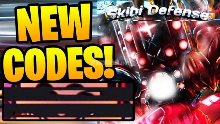 Cập nhật danh sách code Skibidi Defense mới nhất 08/2024