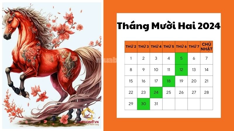 Ngày tốt mua xe tháng 12 năm 2024 cho tuổi Ngọ