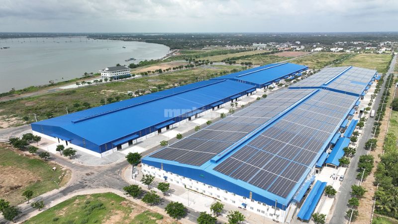 Một góc nhà xưởng xây sẵn tại KCN Cầu cảng Phước Đông do IMG Group làm Chủ đầu tư tại Long An đang thu hút sự quan tâm của nhiều doanh nghiệp trong và ngoài nước