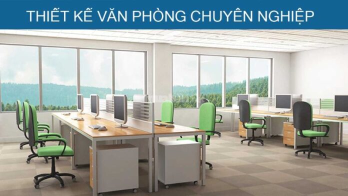 Mẫu thiết kế văn phòng đẹp - hiện đại - chuyên nghiệp 2024