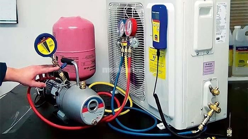 Việc thiếu hoặc hết gas chỉ xảy ra khi có rò rỉ trong đường ống hoặc sai sót trong quá trình lắp đặt