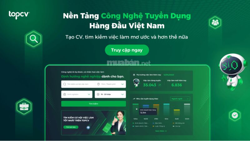 Trang tuyển dụng hàng đầu Topcv