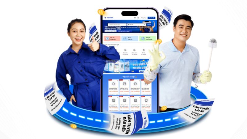 Vieclam.net là trang web tìm việc làm đáng tin 