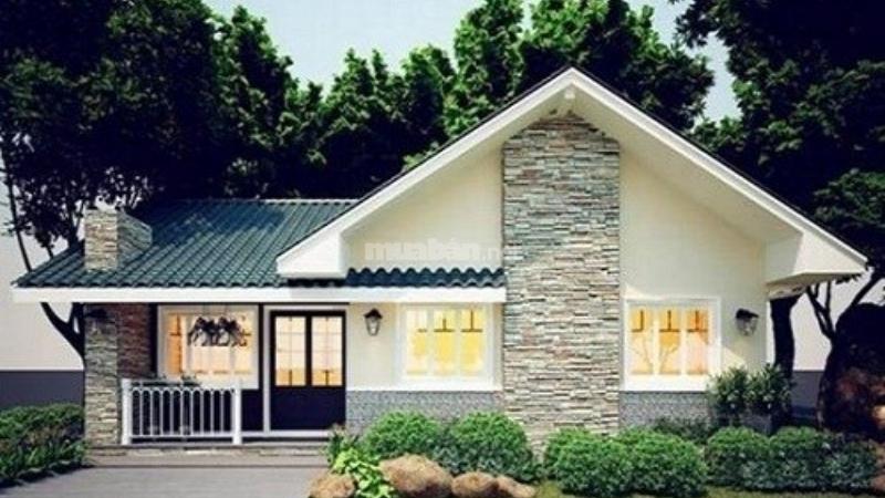 Nhà cấp 4 phong cách biệt thự thoáng mát