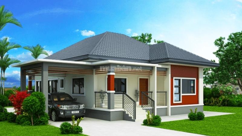 Mẫu nhà cấp 4 đẹp giá rẻ 300 triệu có gara