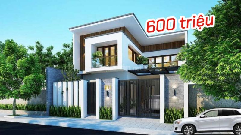 Một số lưu ý khi xây nhà 2 tầng 600 triệu 