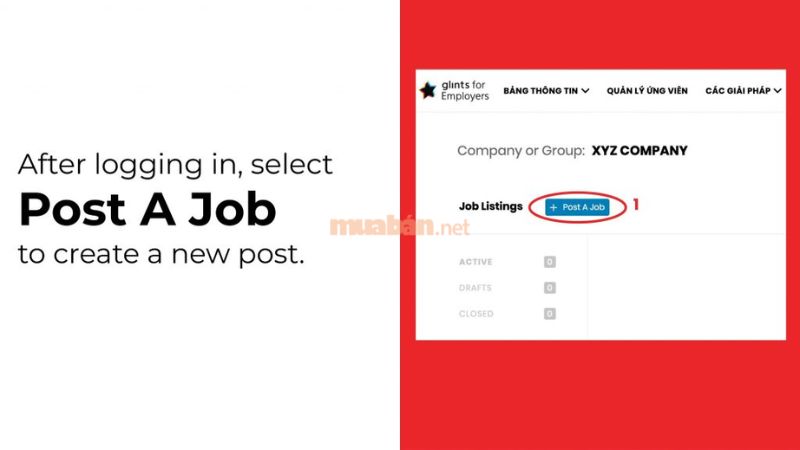 Không khó để đăng tin tuyển dụng miễn phí tại Glints - Nguồn ảnh: Sưu tầm