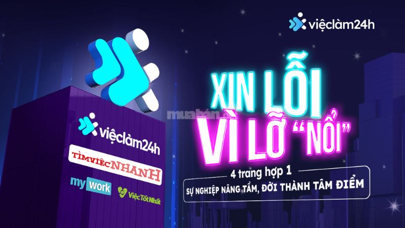 Vieclam24h cập nhật hàng ngàn tin đăng tuyển dụng mỗi ngày