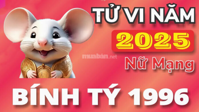 Tử vi tuổi Bính Tý 1996 nữ mạng 2025