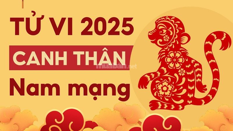 Tử vi tuổi Canh Thân 1980 nam mạng 2025