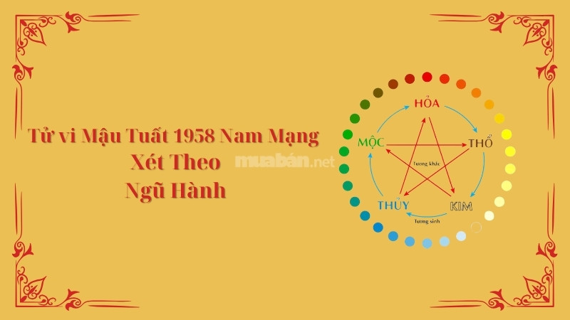 Tử vi Mậu Tuất 1958 Nam Mạng năm 2025 xét theo ngũ hành