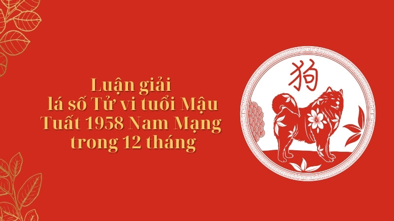 Luận giải lá số tử vi Mậu Tuất 1958 Nam Mạng 12 tháng năm 2025