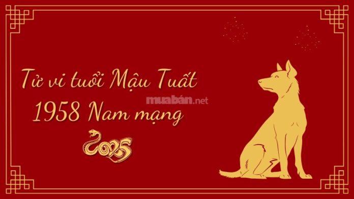 Tử vi tuổi Mậu Tuất 1958 nam mạng năm 2025