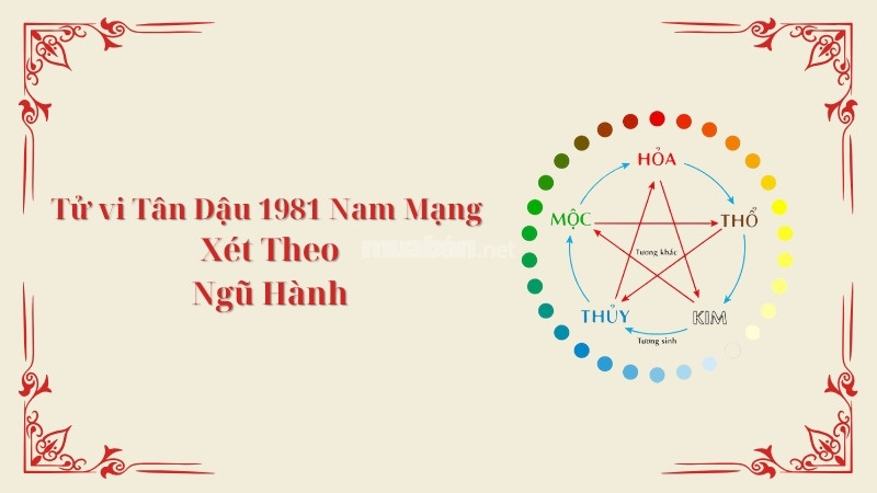 Tử vi tuổi Tân Dậu 1981 nam mạng 2025 xét theo ngũ hành