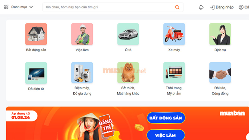 Mua Bán đã khẳng định mình là một trong những website lâu đời