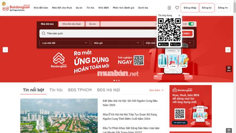 Batdongsan.com.vn thu hút hơn 10 triệu lượt truy cập mỗi tháng