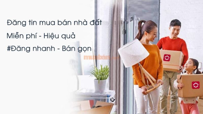 Nhadatvui.com có giao diện thân thiện với người dùng