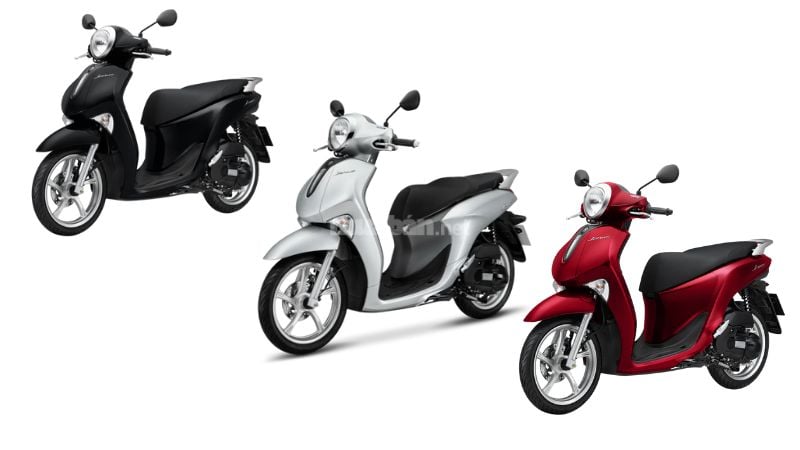 Các màu sắc phiên bản tiêu chuẩn của xe Yamaha Janus 125 2024