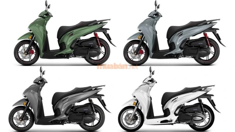 Honda bổ sung thêm màu xám đen nhám và màu xanh ánh ngọc trai 