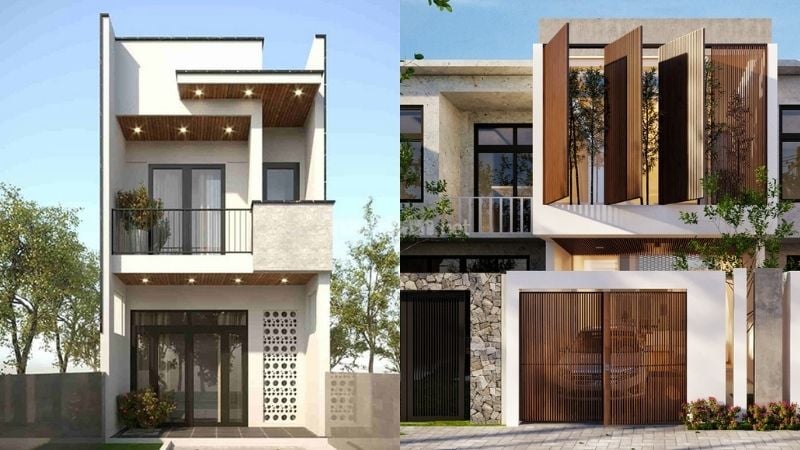 Nhà 1 trệt 1 lầu 5x15 mái bằng với thiết kế chắc chắn